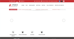 Desktop Screenshot of fdci.br